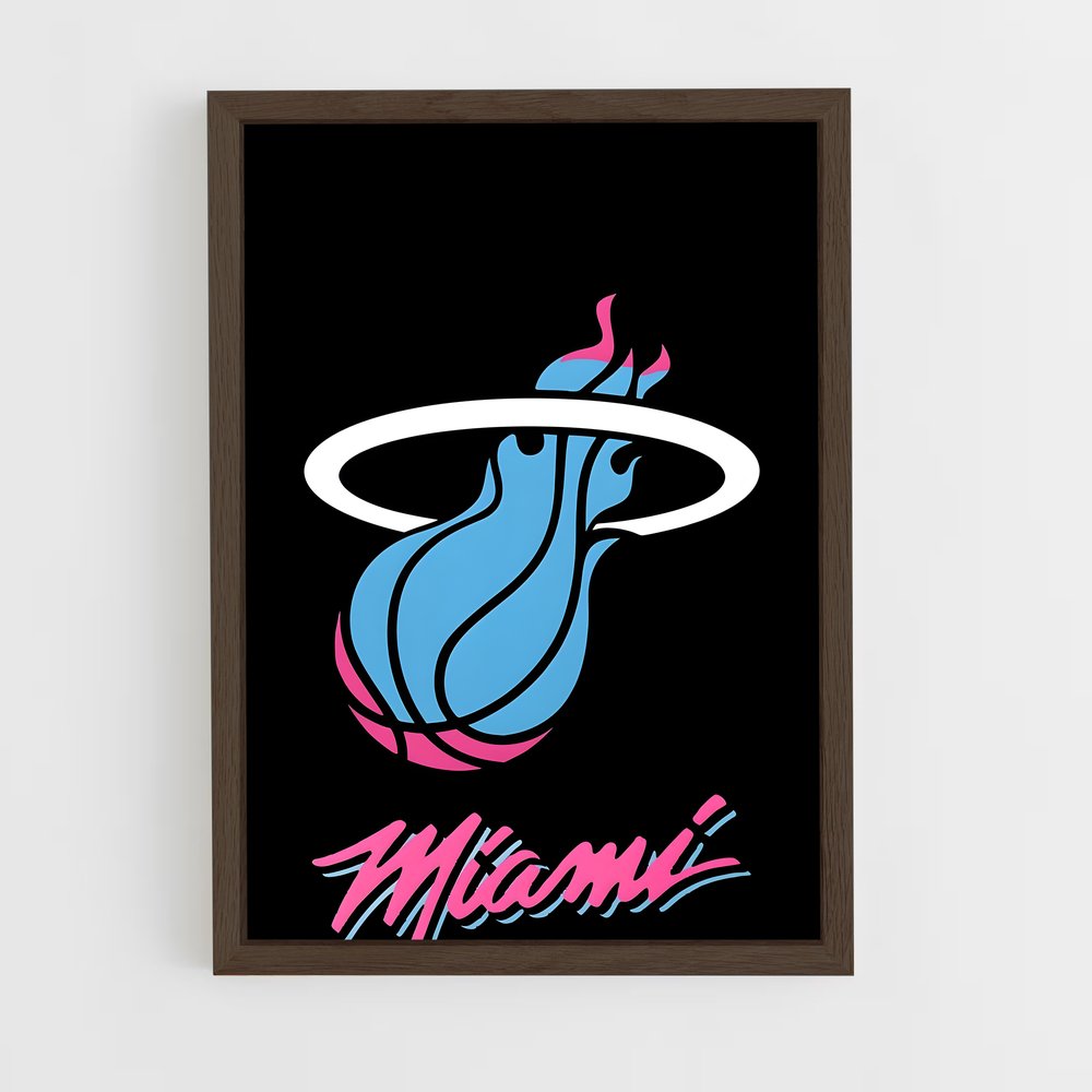 Poster Miami Heat Basket Touche poétique – affiche Basketball (vue 5)